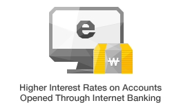 Higher Interest Rates on Accounts Opened Through Internet Banking